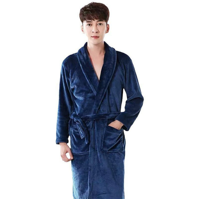 Coral Velvet Bathrobe - Yorkn Inc✅