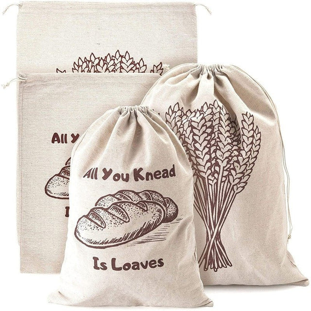 Cotton Bread Bags - Yorkn Inc✅