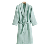Cotton Waffle Style Bathrobe - Yorkn Inc✅