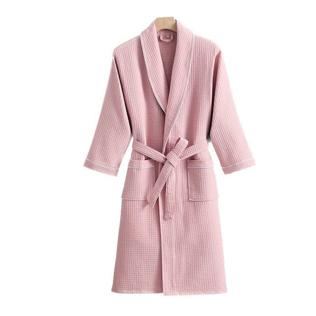 Cotton Waffle Style Bathrobe - Yorkn Inc✅