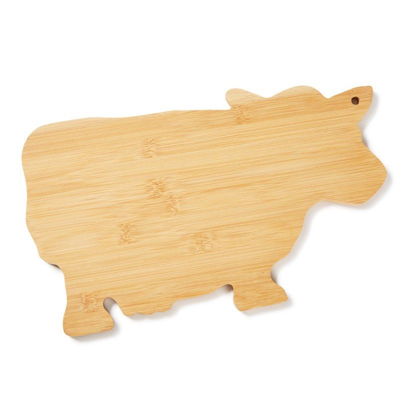 Cow Shaped Bamboo Cutting Board - Yorkn Inc✅