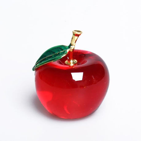 Crystal Apple Decoration - Yorkn Inc✅