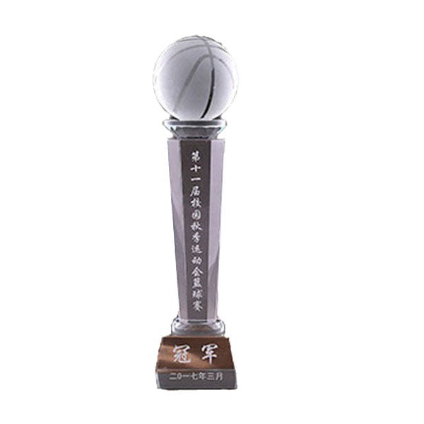 Crystal Basketball Trophy - Yorkn Inc✅