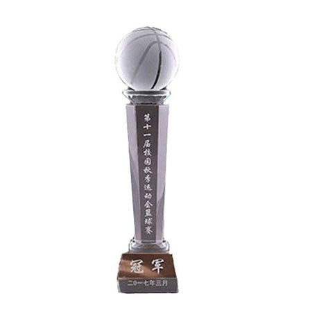 Crystal Basketball Trophy - Yorkn Inc✅