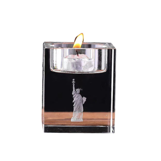 Crystal Candlestick Holder - Yorkn Inc✅