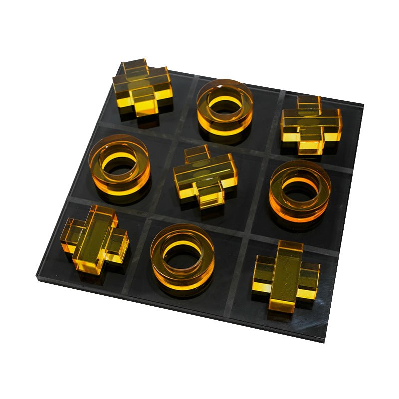Crystal Tic Tac Toe Game Set - Yorkn Inc✅
