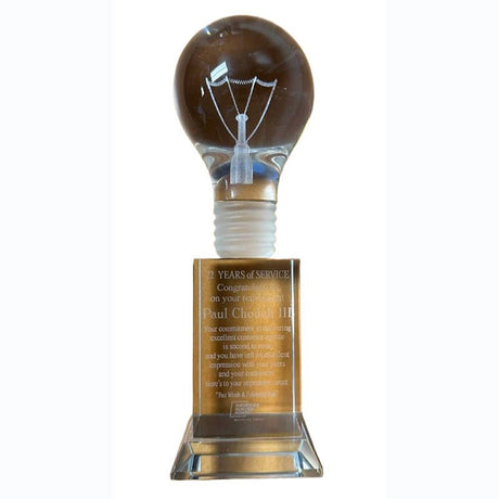 Crystal Trophy Award For Corporate Annual Meeting - Yorkn Inc✅