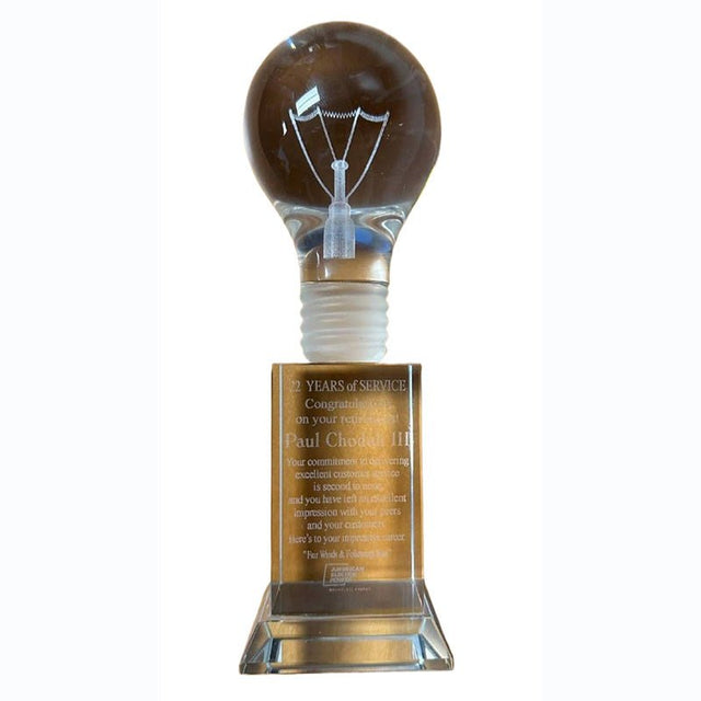 Crystal Trophy Award For Corporate Annual Meeting - Yorkn Inc✅