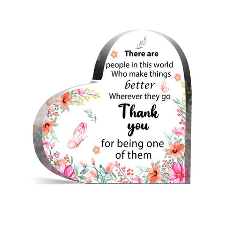 Custom Heart Shaped Acrylic Plaque - Yorkn Inc✅