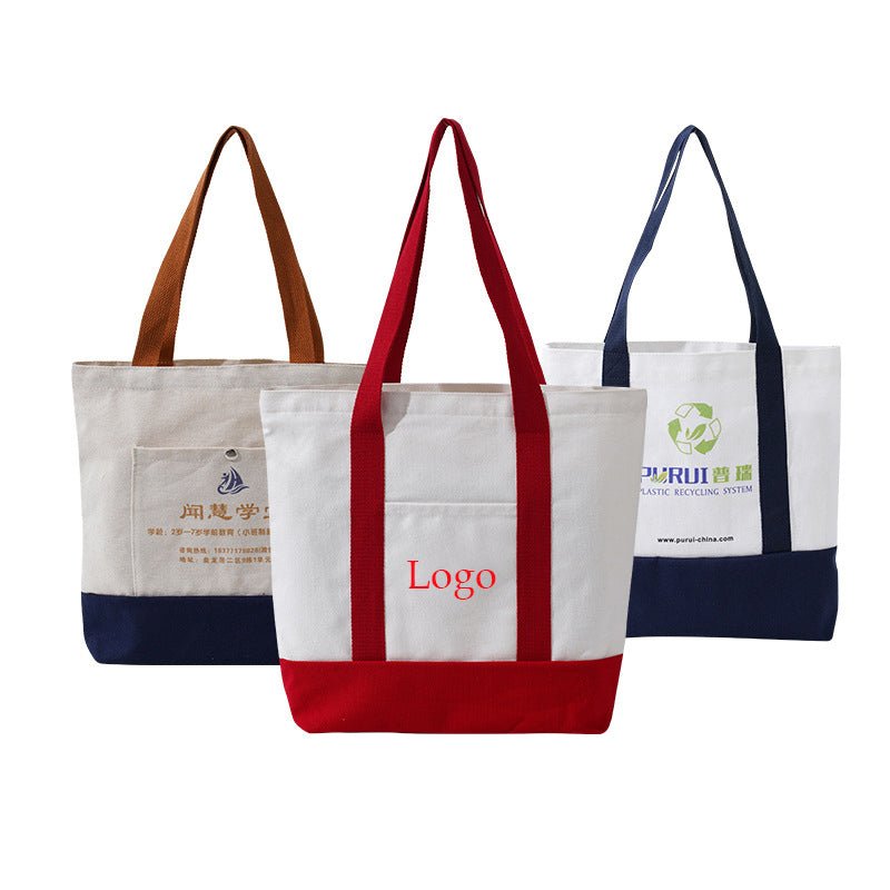 Custom Logo Polycanvas Tote Bag - Yorkn Inc✅