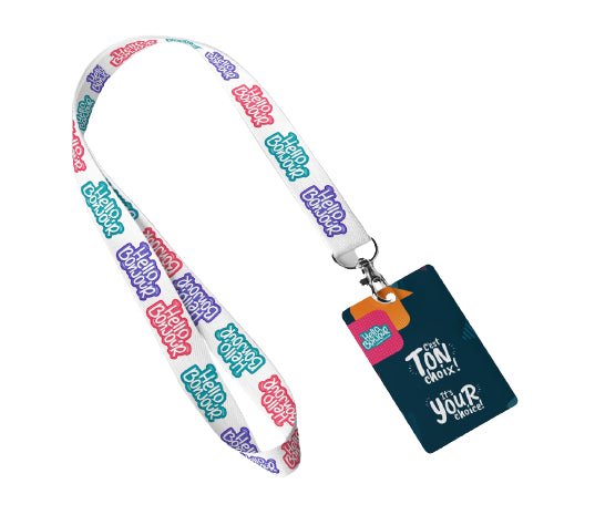 Custom Printed Full Color Lanyard+cards - Yorkn Inc✅
