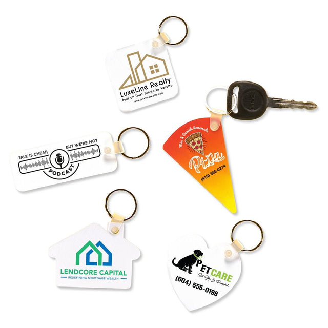 Custom Shape Plastic Key Ring - Yorkn Inc✅
