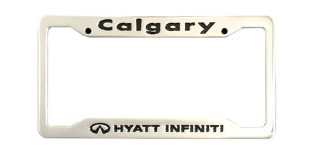 Custom Stainless License Plate Frame - Yorkn Inc✅