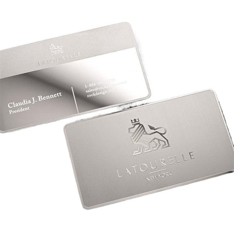 Custom Stainless Steel Business Card - Yorkn Inc✅