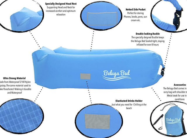 Customized Inflatable Air Hammock Lounge - Yorkn Inc✅