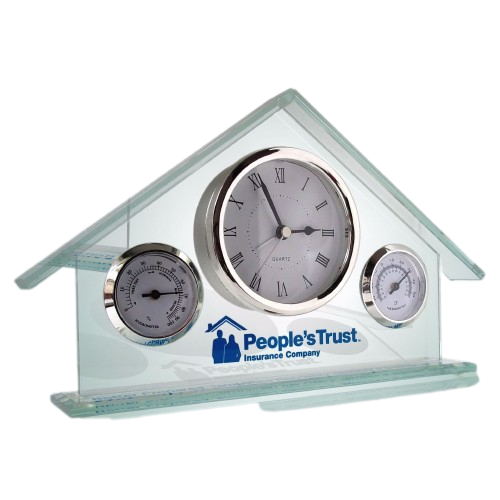 Desk Clock With Acrylic Arch - Yorkn Inc✅