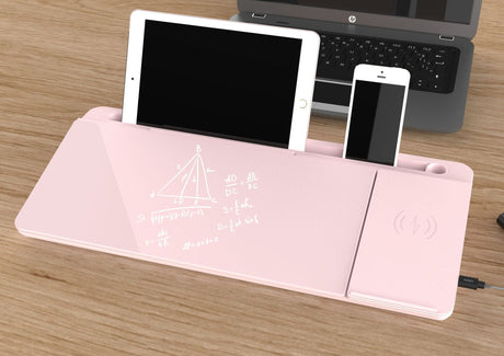Desktop White Board With Wireless Charger - Yorkn Inc✅
