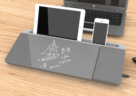 Desktop White Board With Wireless Charger - Yorkn Inc✅