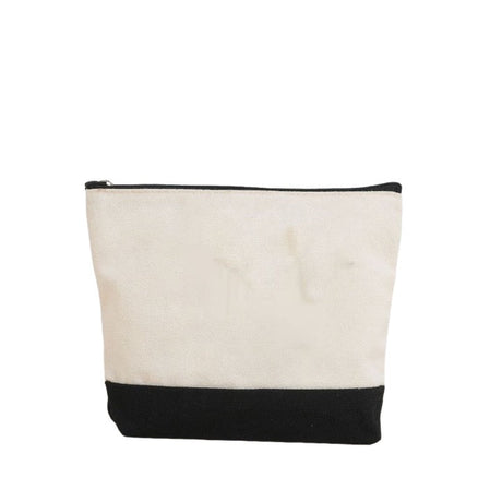 Digital Print Canvas Cosmetic Tote Zipper Bag - Yorkn Inc✅
