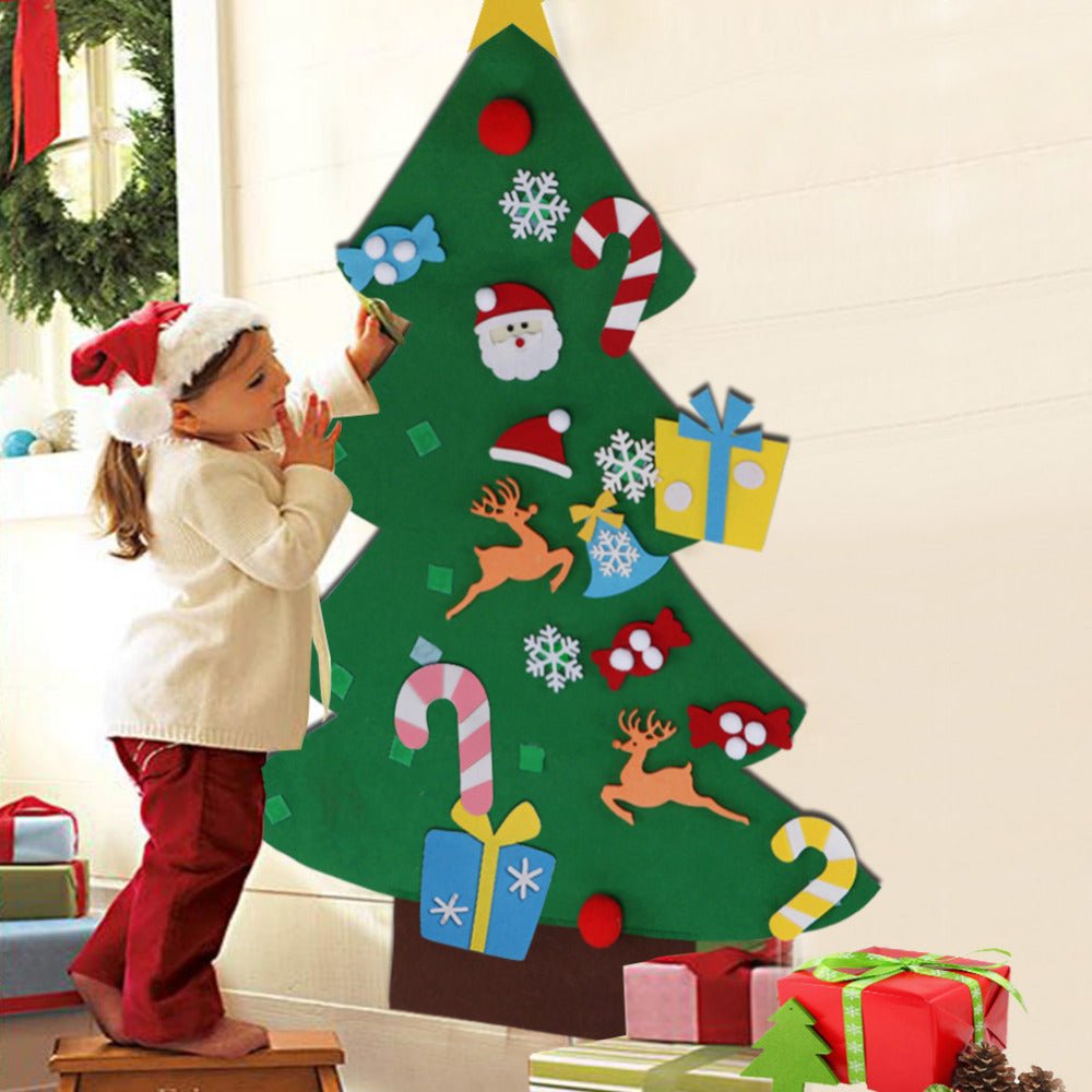 Diy Felt Christmas Tree Set 30pcs - Yorkn Inc✅