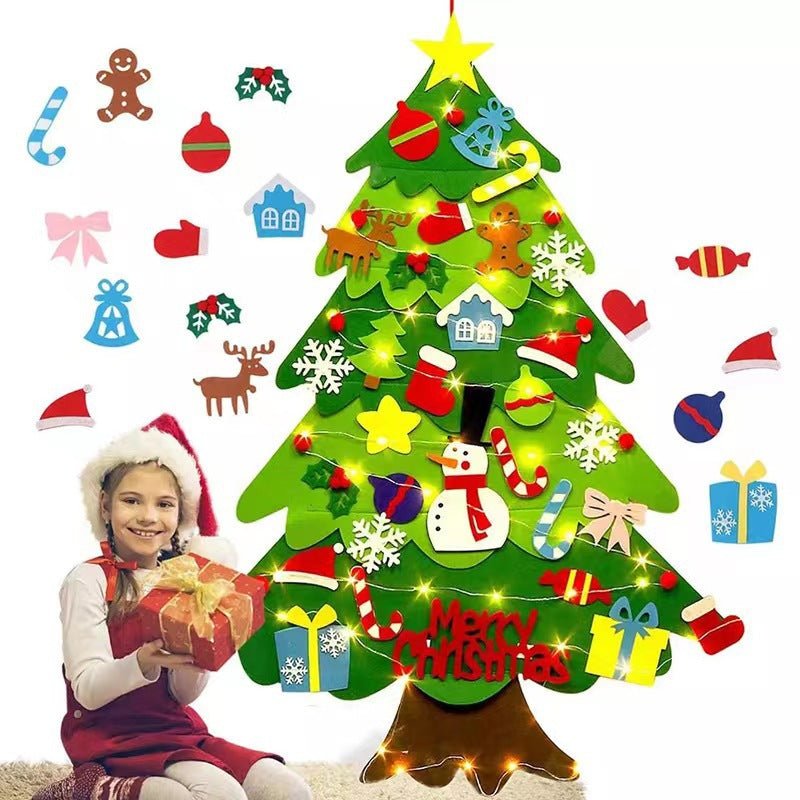 Diy Felt Christmas Tree Set 30pcs - Yorkn Inc✅