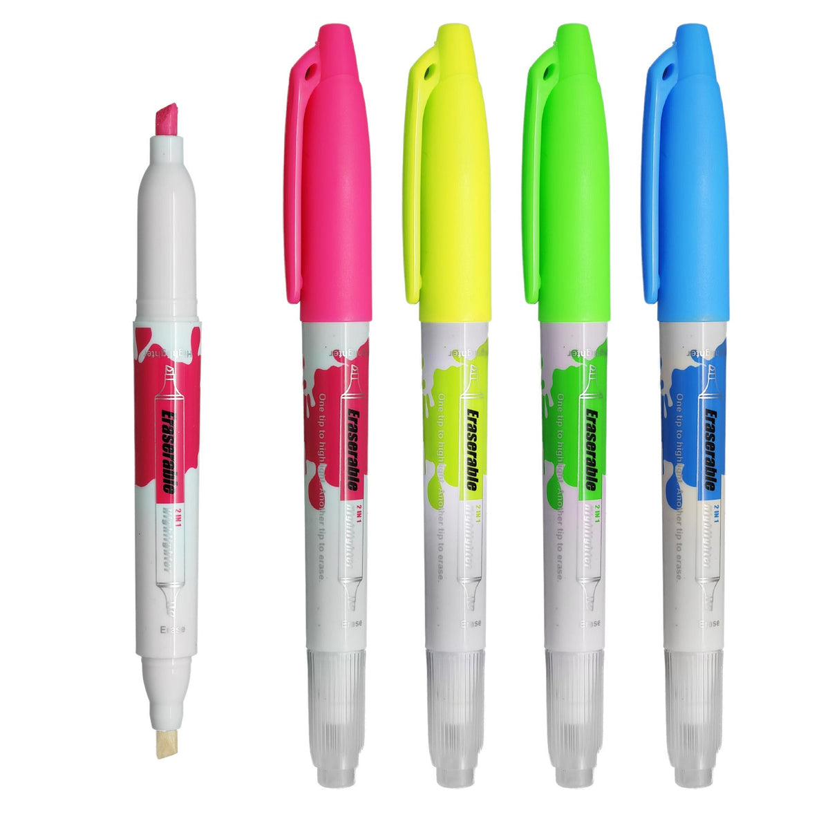 Double - ended Erasable Highlighter - Yorkn Inc✅
