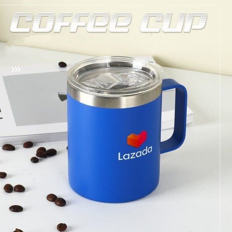 Double Layer Insulation 12oz Handle Cup - Yorkn Inc✅