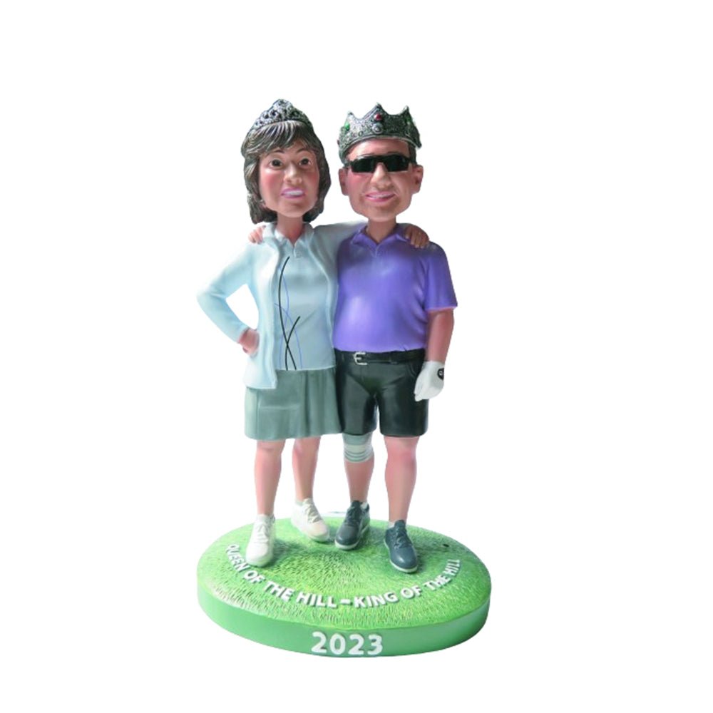 Double People Resin Bobbleheadb - Yorkn Inc✅