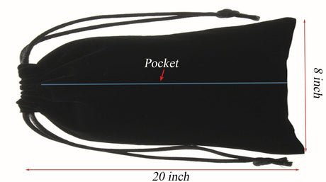 Drawstring Bag With Front Pocket - Yorkn Inc✅