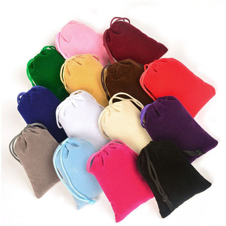 Drawstring Velvet Pouch Bag - Yorkn Inc✅