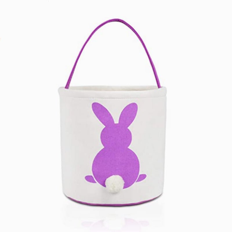 Easter Rabbit Bunny Tail Basket - Yorkn Inc✅
