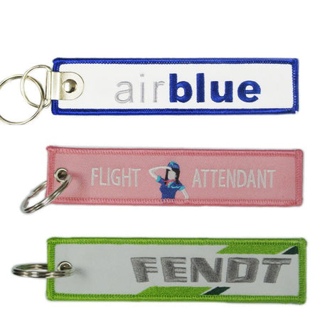 Embroidered Luggage Flight Key Tag - Yorkn Inc✅