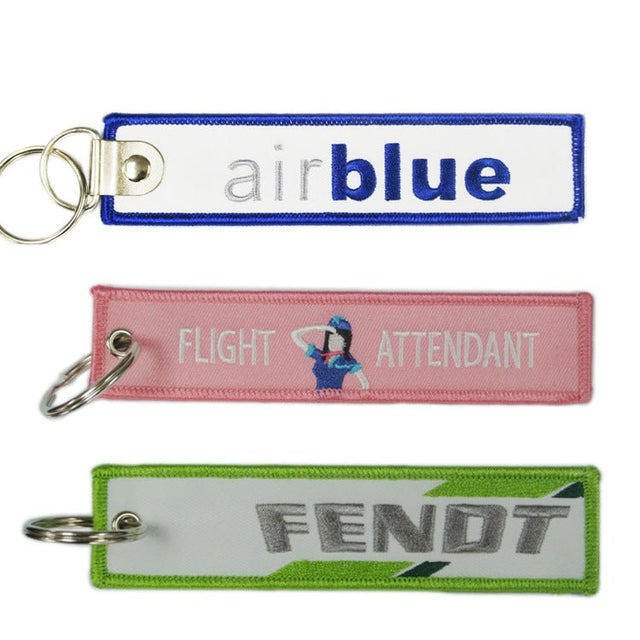 Embroidered Luggage Flight Key Tag - Yorkn Inc✅