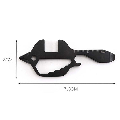 Fish Shaped Stainless Steel Tool Card - Yorkn Inc✅