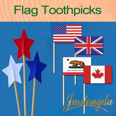 Flags On Stick - Yorkn Inc✅