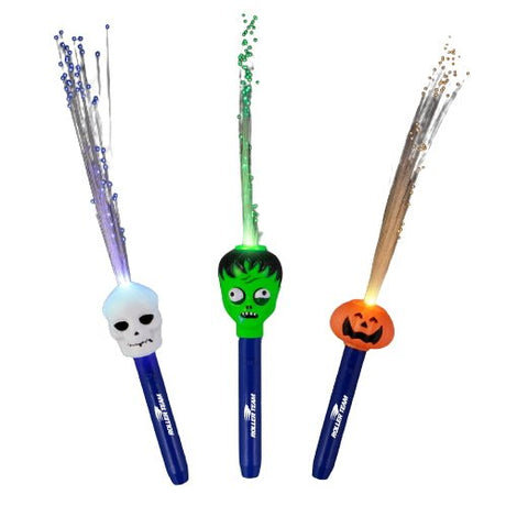 Flashing Fiber Optic Halloween Wands - Yorkn Inc✅