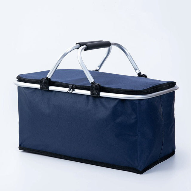 Foldable Insulated Picnic Basket Outdoor Thermal Cooler Tote - By Boat - Yorkn Inc✅
