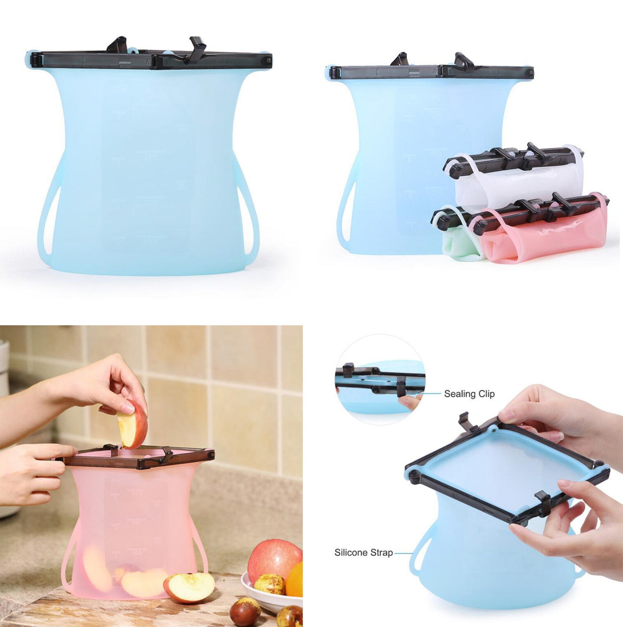 Foldable Silicone Bags - Yorkn Inc✅
