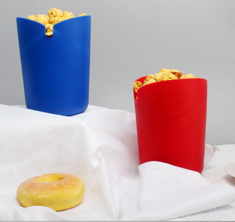 Foldable Silicone Popcorn Bucket - Yorkn Inc✅