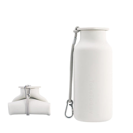 Foldable Silicone Travel Water Bottle - Yorkn Inc✅