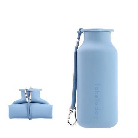 Foldable Silicone Travel Water Bottle - Yorkn Inc✅