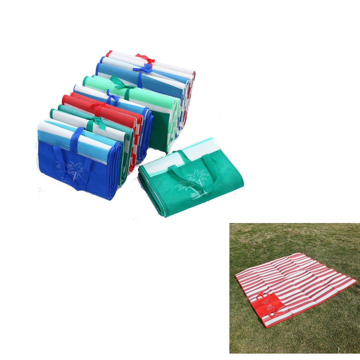 Folding Camping Beach Blanket Mat - Yorkn Inc✅