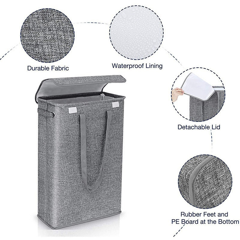 Folding Dirty Laundry Basket - Yorkn Inc✅