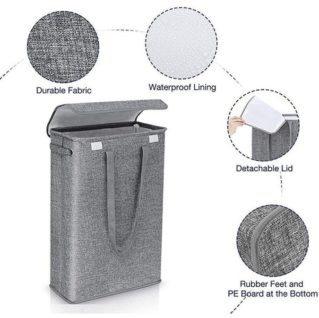 Folding Dirty Laundry Basket - Yorkn Inc✅