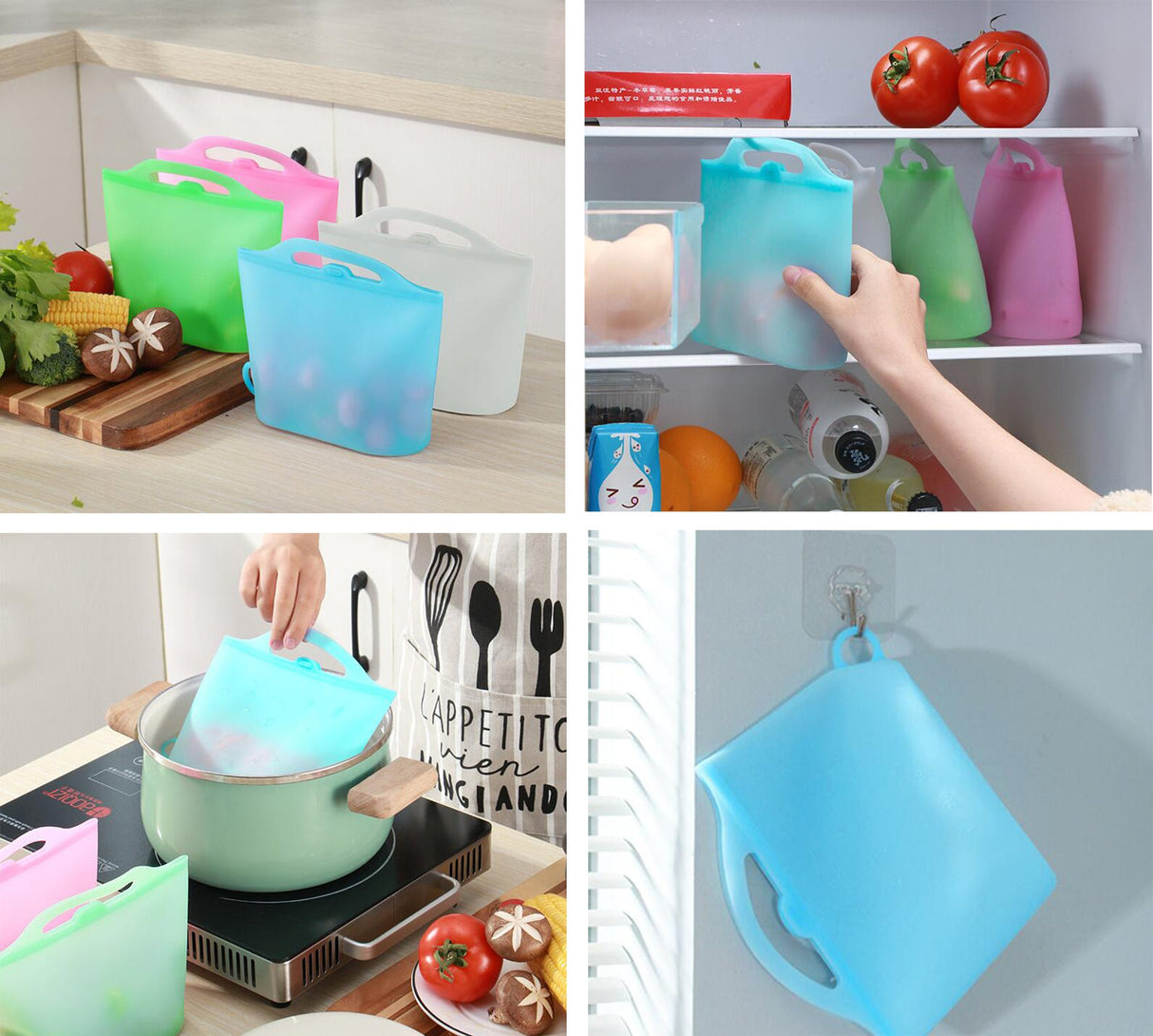 Food Grade Silicone Storage Bag - Yorkn Inc✅