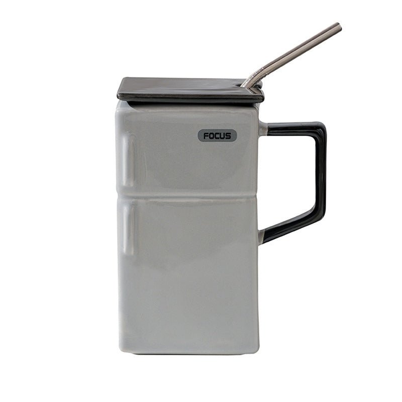 Fridge Shaped Ceramic Cup - Yorkn Inc✅
