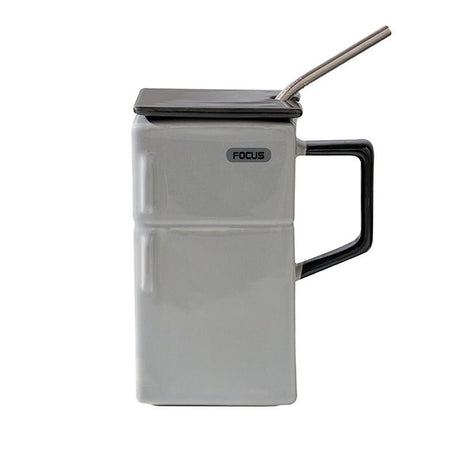 Fridge Shaped Ceramic Cup - Yorkn Inc✅