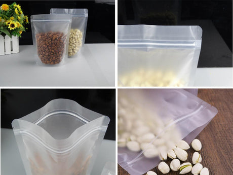 Frosted Clear Storage Bags - Yorkn Inc✅
