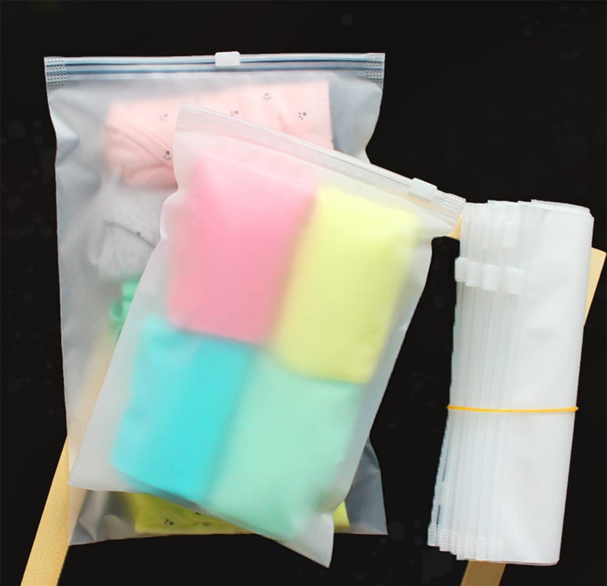 Frosted Zip Lock Bag - Yorkn Inc✅