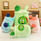 Fruit Cup Shape Plush Toy Pillow Decor - Yorkn Inc✅